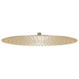 Cumpara ieftin Cap de dus tip ploaie rotund, auriu, 50 cm, otel inoxidabil