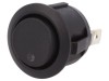 Rocker Switch SP3T ON-OFF-ON 20A 14VDC Black LED