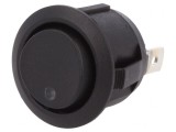 Rocker Switch SP3T ON-OFF-ON 20A 14VDC Black LED