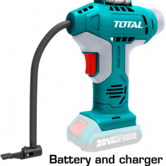 Total - Compresor Aer - 150Psi/10Bar - Li-Ion - 20V (Nu Include Acumulator Si Incarcator)