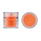 Pudră cu glitter pentru nail art - portocaliu neon, 10g, INGINAILS