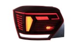 Set lampi spate, stopuri Vw Polo, 09.2017-, montare spate, stanga+dreapta, indicator dinamic; cu animatii; LED; rosu; Tuning, Vland