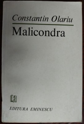 CONSTANTIN OLARIU - MALICONDRA (VERSURI) [editia princeps, 1983] foto