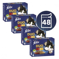 FELIX Fantastic DUO plicule?e, selec?ie delicioasa in gelatina 48 x 85 g foto