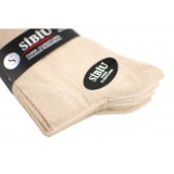 Set 5 Perechi Șosete Bumbac Bărbați, Bej, Fără Cusătură, Mărimi 39-46, Fabricat &icirc;n Rom&acirc;nia