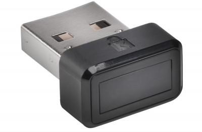 Sistem de autentificare pe baza de amprenta USB Kensington VeriMark Windows Hello, FIDO U2F, K67977WW - RESIGILAT foto