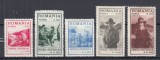 ROMANIA 1931 LP 93 EXPOZITIA CERCETASEASCA GUMA ORIGINALA SERIE SARNIERA