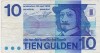 OLANDA 10 GULDENI 1968 aF