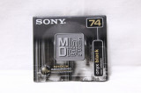 Mini disc minidisc MD Sony 74 onyx black - sigilat