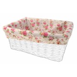 Husa Panza 43x33x19cm Alb/Flori Cod:588169042RM