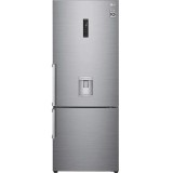 Combina frigorifica LG GBF567PZCMB, 461 l, Clasa E, No Frost, DoorCooling+, FreshBalancer, Dozator de apa, Compresor Smart Inverter, Argintiu