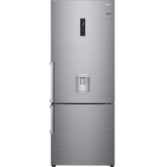 Combina frigorifica LG GBF567PZCMB, 461 l, Clasa E, No Frost, DoorCooling+, FreshBalancer, Dozator de apa, Compresor Smart Inverter, Argintiu