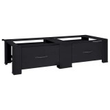 vidaXL Suport pentru mașina de spălat 2 pcs Negru 64 x 55 x 32.5 cm 42022036