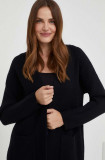 Answear Lab cardigan femei, culoarea negru, călduros