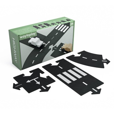 Traseu auto jucarie Highway - Sosea auto flexibila de jucarie Waytoplay - Highway Waytoplay foto