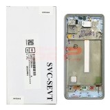 LCD+Touchscreen cu Rama Samsung Galaxy A53 5G / A536 BLUE Original Service Pack