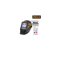 Masca sudura automata cu reglaj 92 x42 mm, 2 senzori arc, din4, protectie uv/ir dn16, pentru protectie la sudura - Ingco AHM008