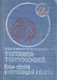 TESTAREA TEHNOLOGICA, FIZICO-CHIMICA SI MICROBIOLOGICA A VINURILOR-VASILE DOHOLICI, GEORGETA SEPTILICI