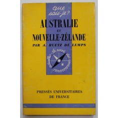 AUSTRALIE ET NOUVELE - ZELANDE par A. HUETZ DE LEMPS , 1970
