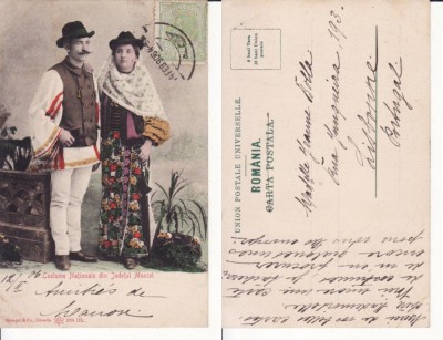 Tipuri din Romania-Portul in Muscel (Arges)-clasica foto