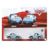 Set Mașinuțe Metalice, Mattel Cars, 2 Buc, Multicolor