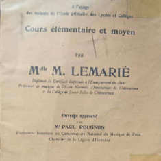 THEORIE ELEMENTAIRE DES PRINCIPES DE LA MUSIQUE A L'USAGE DES ENFANTS DE L'ECOLE PRIMAIRE, DES LYCEES ET COLLEGE