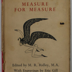 MEASURE FOR MEASURE by WILLIAM SHAKESPEARE , with engravings by ERIC GILL , 1935