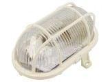 Lampă de Exterior Ovală E27 IP44 Policarbonat