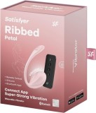 Vibrator Satisfyer Ribbed Petal Rose Connect App