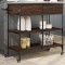 Gossi carucior de bucatarie, stejar maro 105x42x95 cm lemn prelucrat