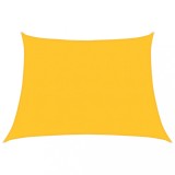 Cumpara ieftin Panza parasolar, galben, 4/5x3 m, HDPE, 160 g/m&sup2;, trapez