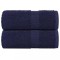 Prosoape pentru oaspeti 2 buc Bleumarin 360 g/m&sup2; 100% bumbac