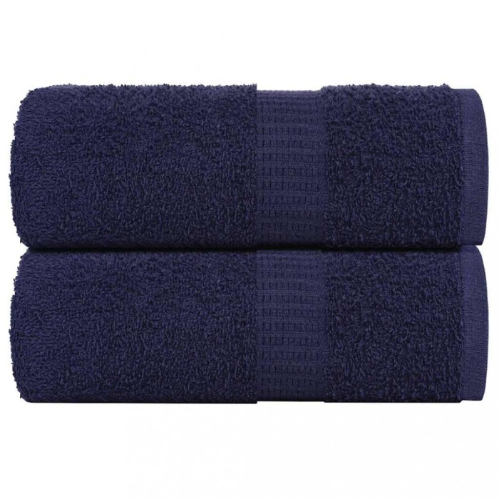 Prosoape pentru oaspeți 2 buc Bleumarin 360 g/m&sup2; 100% bumbac