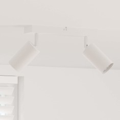vidaXL Spot de tavan Alb 26 x 5.5 x 16.5 cm Oțel 4108195