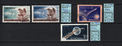 Rom&amp;acirc;nia, 1957 | Misiunile spaţiale Laika, Sputnik 3, E1 / Luna-1 - Cosmos | aph foto