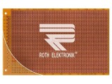 Placă universală singură față ROTH ELEKTRONIK GMBH, 100mm x 160mm