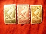 Serie IFNI colonie spaniola 1952 - Ziua Timbrului - Pasare ,3 valori, Nestampilat
