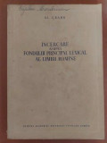 Incercare asupra fondului principal lexical al limbii romine- Al. Graur