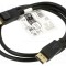 Cablu DisplayPort 1m negru Goobay, mufă DisplayPort la DisplayPort, PVC, versiunea 1.4, suport 8K și 4K