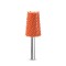 Biax sculptura lemn SABURR Cap conic taiat 19mm 6mm, Granulatie Saburr FOARTE ASPRA - PORTOCALIE