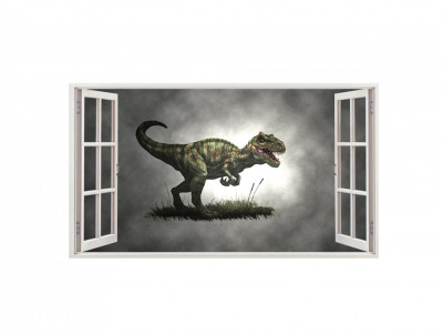 Sticker decorativ cu Dinozauri, 85 cm, 4373ST foto
