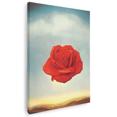 Tablou pictura Trandafir meditativ de Salvador Dali 1987 Tablou canvas pe panza CU RAMA 30x40 cm foto