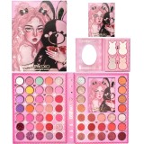 Set farduri 2 in 1 kevin&amp;coco, paleta 62 nuante, mini paleta iluminator tip carte, rezistenta ridicata, 22 x 17 cm, 430 g, multicolor