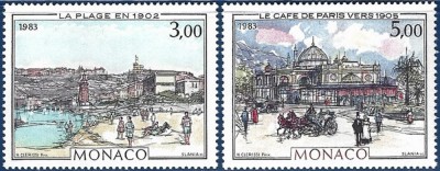 C3262 - Monaco 1983 - Pictura 2v.neuzat,perfecta stare foto