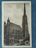 552 - Viena Biserica Sf. Stefan / Wien Stephanskirche / carte postala veche 1915, Necirculata, Printata