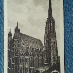 552 - Viena Biserica Sf. Stefan / Wien Stephanskirche / carte postala veche 1915