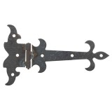 Balama ornamentala pentru usi, otel, finisaj lovitura de ciocan, 203 x 100 mm