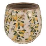 Cumpara ieftin Ghiveci flori ceramica multicolora Lemon 15x15 cm