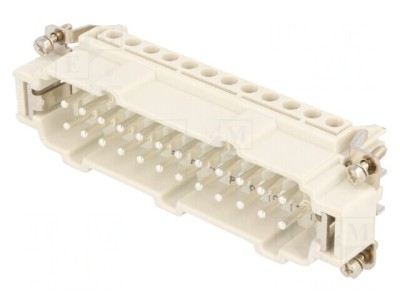 Conector HDC Inserturi Contact Tată S-E PIN 24 24 PE 16A foto