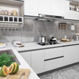 Folie autoadeziva vidaXL, alb, 500 x 90 cm, PVC, decor mobilier, usi, ferestre, pereti, rezistenta umiditate